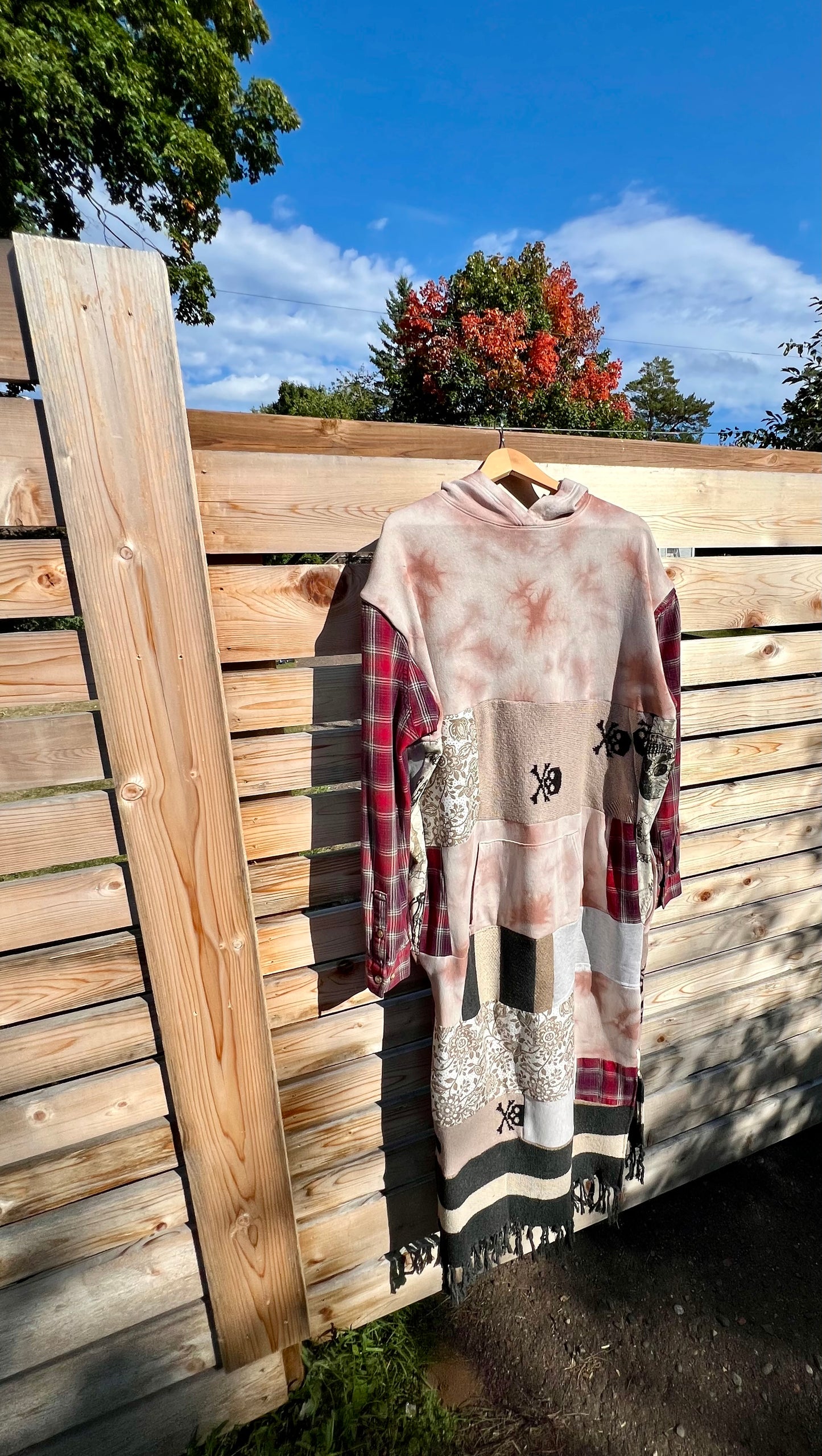 Sz MD Upcycled Flannel SRESS - Sarah