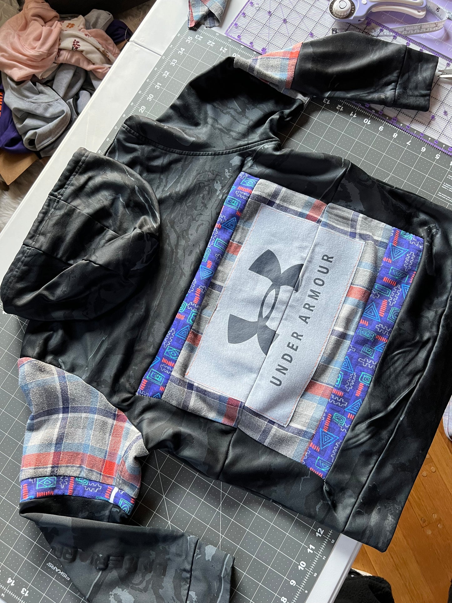 Upcycled Patchwork Hoodie - Ari